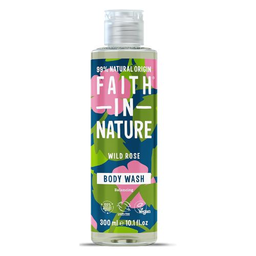 Faith In Nature Wild Rose Body Wash 400ml Shower Gel & Body Wash Faith In Nature   