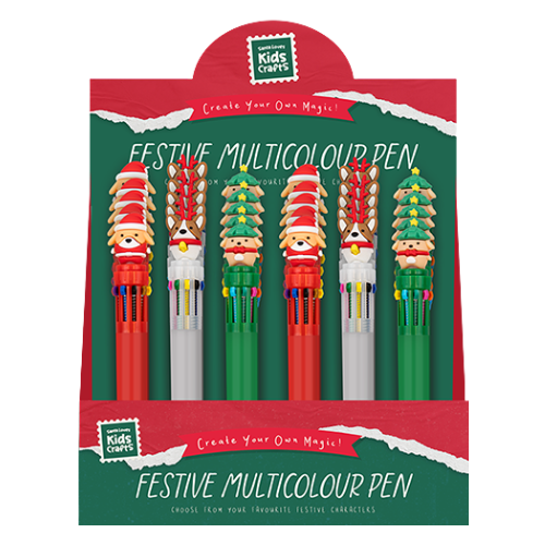 Festive Multi Colour Pen Colours Kids Stationery FabFinds