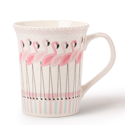 Flamingo Print Ceramic Mugs 350ml Assorted Flock Designs Mugs FabFinds Flamingo 18