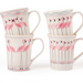 Flamingo Print Ceramic Mugs 350ml Assorted Flock Designs Mugs FabFinds