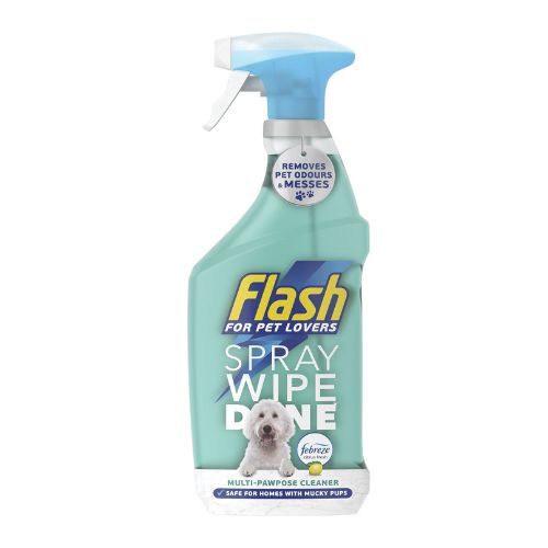 Flash Spray Wipe Done Citrus Pet Cleaning Spray 800ml Pet Cleaning Supplies Flash   