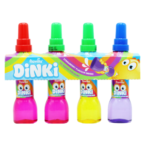 Flavita Dinki Fruit Flavour Drink Strawberry Assorted Packs Drinks flavita Pack of 1