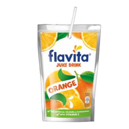 Flavita Orange Juice Drink 4 x 200ml Assorted Packs Drinks flavita