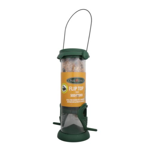 Oakdale Flip Top Filled Seed Feeder Bird Feeders Oakdale   