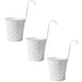 Floral Over Fence Plant Pot 14.5cm Assorted Packs Plant Pots & Planters FabFinds Pack of 3