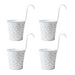 Floral Over Fence Plant Pot 14.5cm Assorted Packs Plant Pots & Planters FabFinds Pack of 4