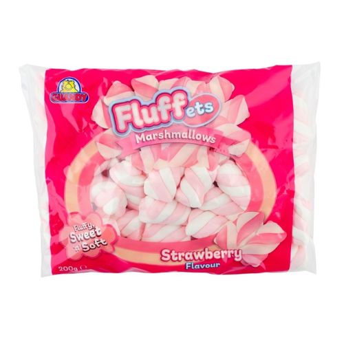 Fluffets Marshmallows Strawberry Flavour 200g - FabFinds