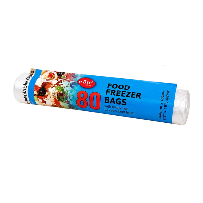 Elite Food Freezer Bags 12x18" 80s