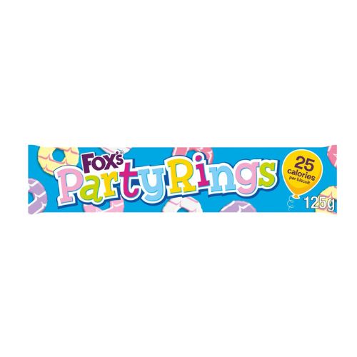 Fox's Party Rings 125g Biscuits & Cereal Bars Fox's   