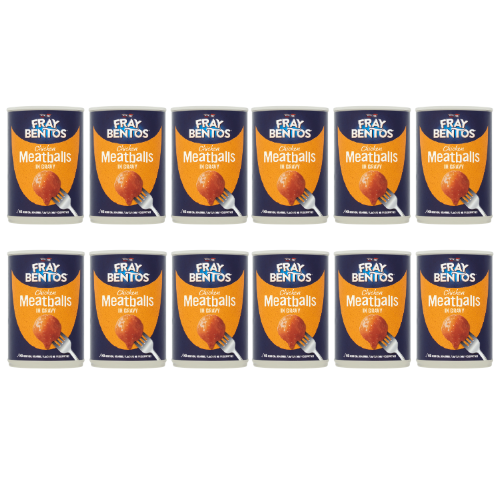Fray Bentos Chicken Meatballs in Gravy 380g Assorted Packs Food Items Fray Bentos Pack of 12