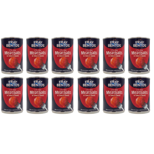 Fray Bentos Chicken Meatballs in Tomato Sauce 380g Assorted Packs Food Items Fray Bentos Pack of 12