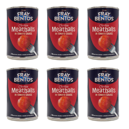 Fray Bentos Chicken Meatballs in Tomato Sauce 380g Assorted Packs Food Items Fray Bentos Pack of 6