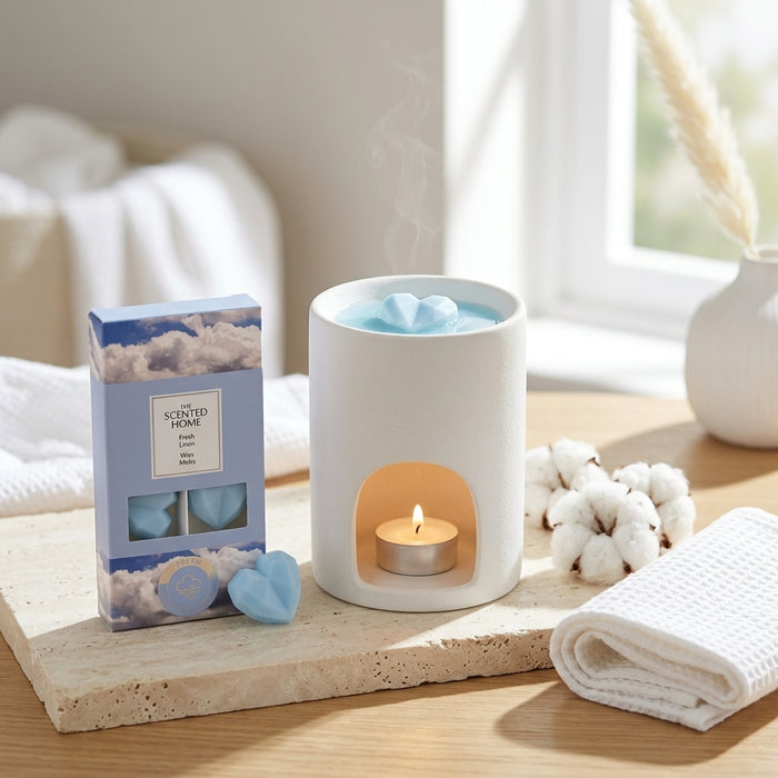 Ashleigh & Burwood Fresh Linen Wax Melts 8x8g Wax Melts Ashleigh & Burwood
