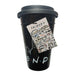 Friends Black Travel Mug 15cm Mugs Total Office   