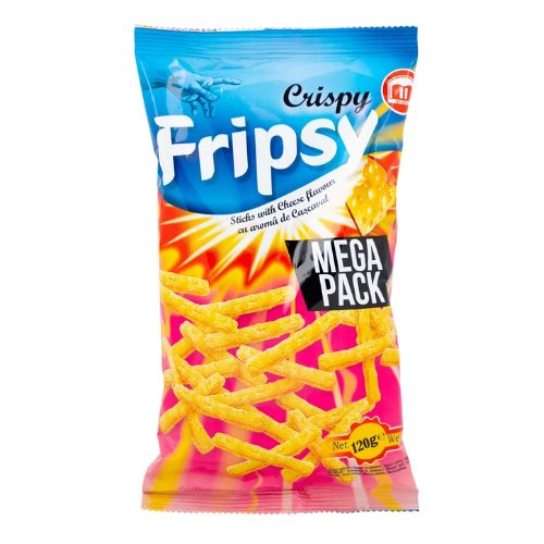 Frispy Cheese Flavour Stick Crips 120g Crisps, Snacks & Popcorn frispy   