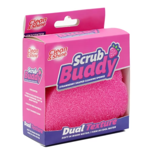Clean and Shine Fruit Scrubz Sponge and Scrubber Cloths, Sponges & Scourers FabFinds Strawberry