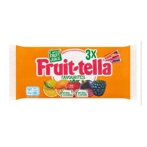 Fruit-tella Favourites 3 x 41g Sweets, Mints & Chewing Gum fruitella   