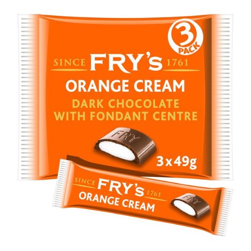 Fry's Orange Cream Chocolate 3 x 49g 147g Chocolate Fry's   