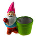 Roots & Shoots Garden Gnome Planter Assorted Colours Plant Pots & Planters Roots & Shoots Pink Hat  