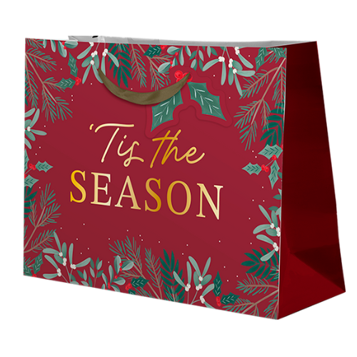 Christmas Traditional Luxury Large Gift Bag Christmas Gift Bags & Boxes FabFinds Tis the season