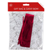Christmas Cellophane Gift Bag With Giant Bow Assorted Festive Colours 76 x 61 x 10.5 cm Gift Wrapping FabFinds Red