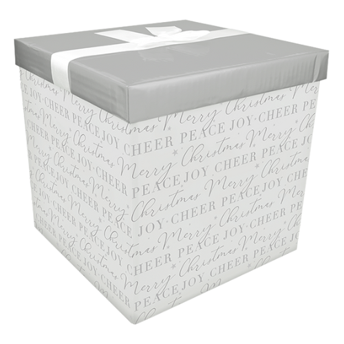 Christmas Large Folding Gift Box with Bow Tie Assorted Designs Christmas Gift Bags & Boxes FabFinds Christmas Messages