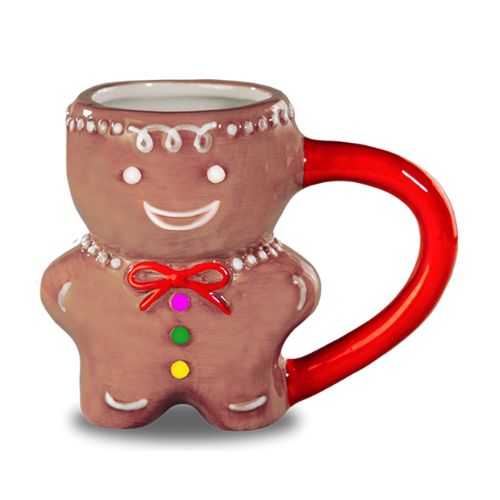 Gingerbread Man Ceramic Mug Mugs FabFinds   