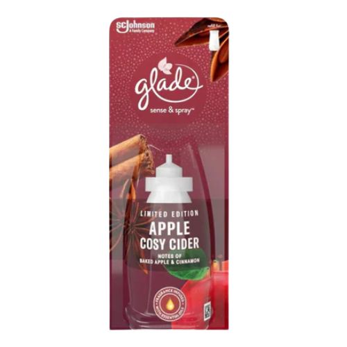 Glade Cosy Apply Cider Sense & Spray Refill 18ml Air Fresheners & Re-fills Glade   