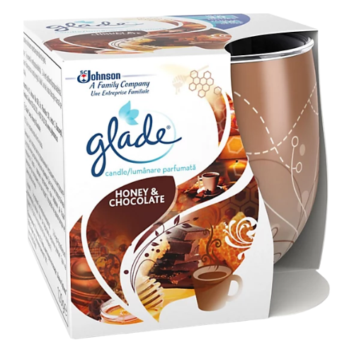 Glade Honey and Chocolate Scented Candle 120g Assorted Packs Candles FabFinds Pack of 1