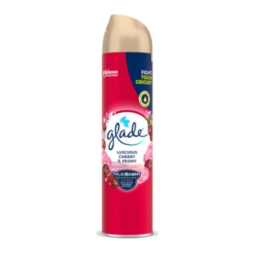 Glade Aerosol Air Freshener Luscious Cherry & Peony 300ml Air Fresheners & Re-fills Glade   