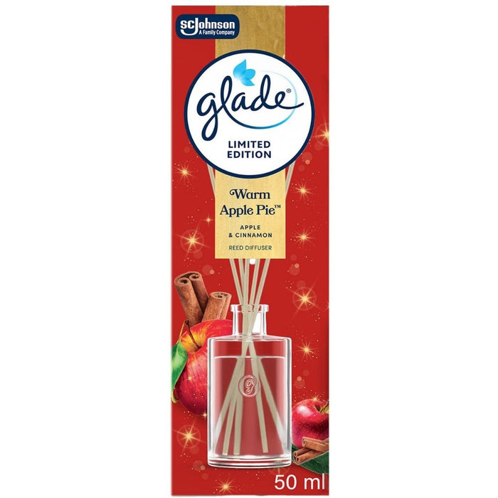Glade Reed Diffuser Warm Apple Pie 50ml Assorted Packs Diffusers Glade 1 Pack