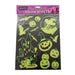 Spooksville Glow In The Dark Window Stickers Assorted Styles Halloween Decorations FabFinds Pumpkins  