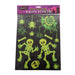 Spooksville Glow In The Dark Window Stickers Assorted Styles Halloween Decorations FabFinds Skeletons  