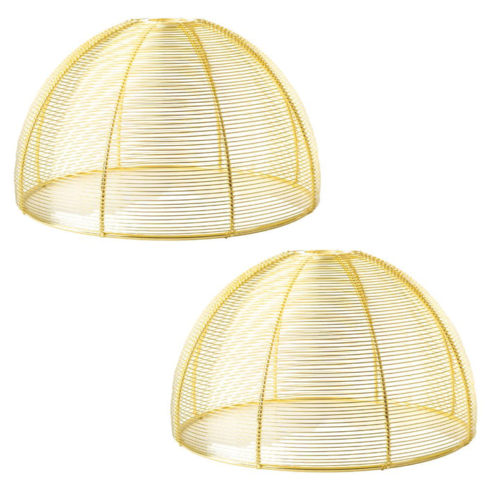 Gold Dome Metal Lampshade Assorted Packs