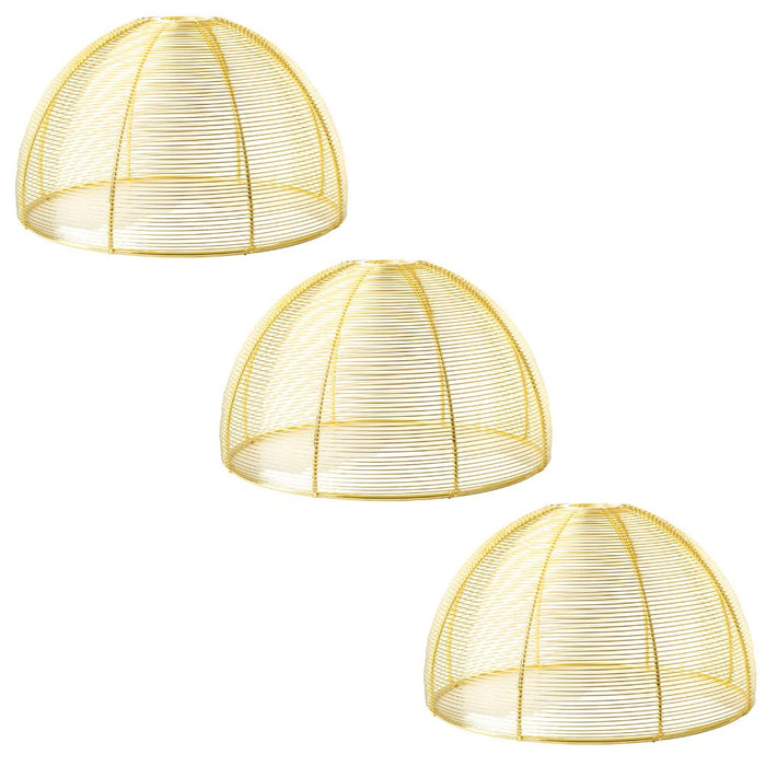 Gold Dome Metal Lampshade Assorted Packs