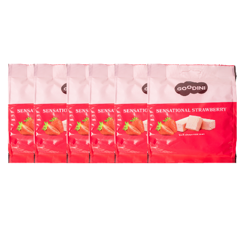 Goodini Sensational Strawberry 150g Sweets, Mints & Chewing Gum FabFinds Pack of 6