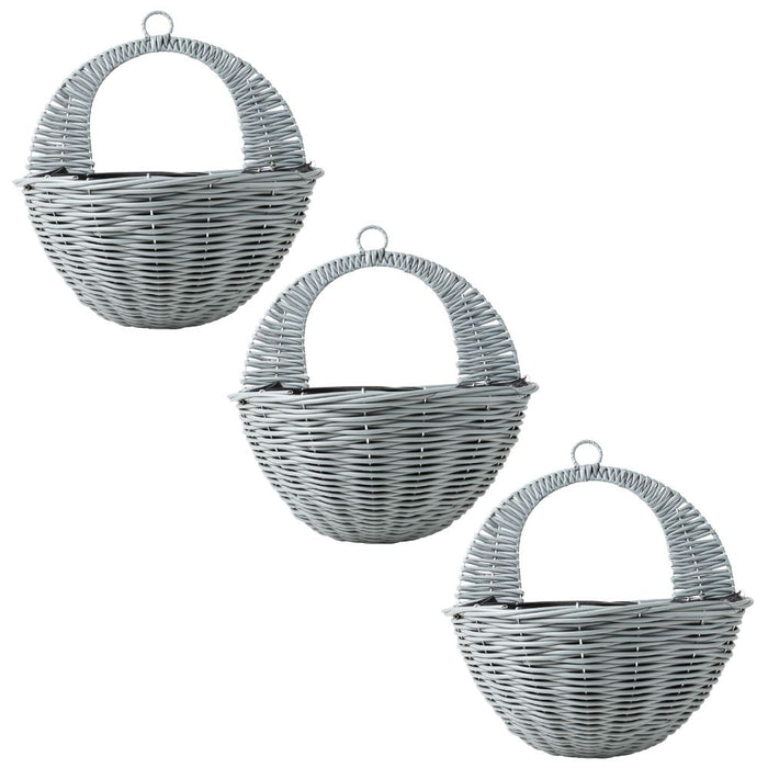 Grey Hanging Basket 31cm Assorted Packs