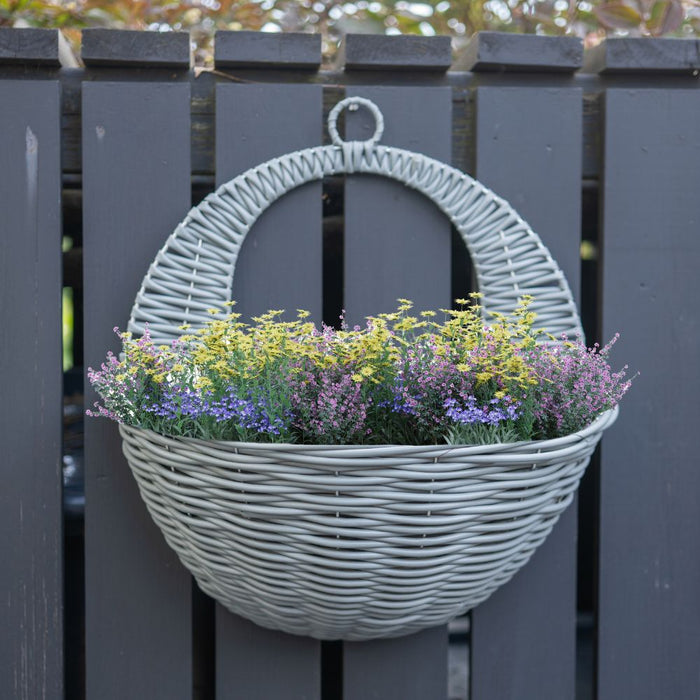 Grey Hanging Basket 31cm Assorted Packs
