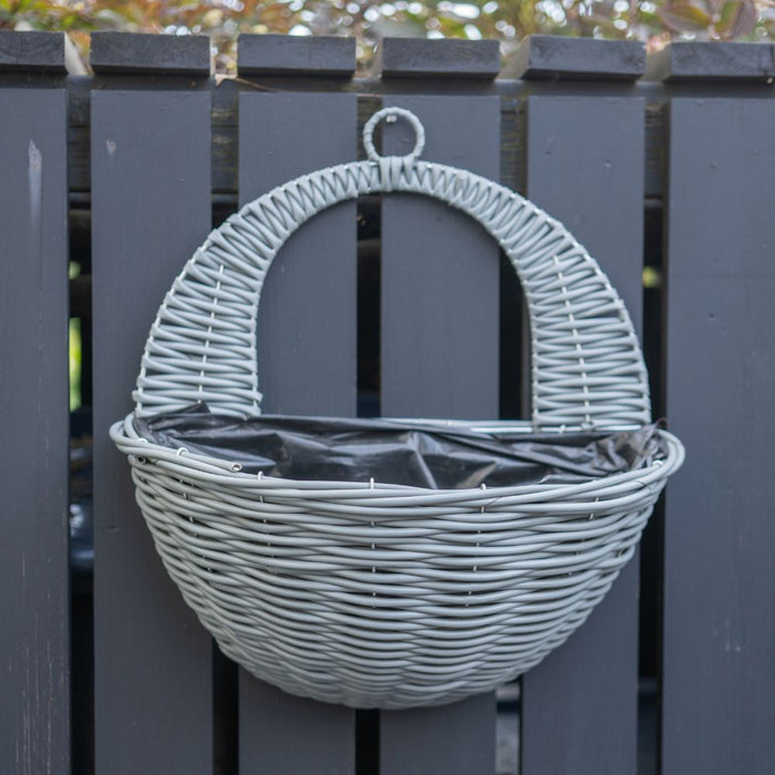 Grey Hanging Basket 31cm Assorted Packs