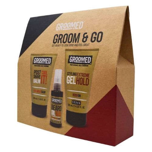 Groomed Groom & Go Men's Gift Set 3 Piece Set Gift Sets Groomed   