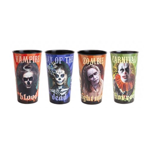 Halloween Character Drinking Cup 946ml Assorted Designs Halloween Accessories PMS   