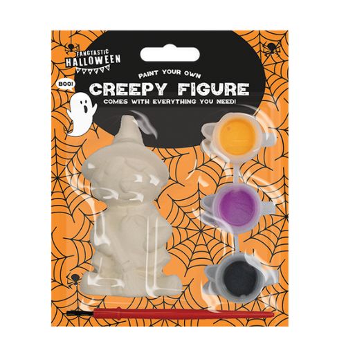 Paint Your Own Halloween Figure Assorted Characters Halloween Accessories Gem Imports Witch  