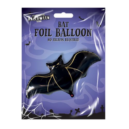 Halloween Foil Balloon Assorted Styles Halloween Decorations Gem Imports Bat  