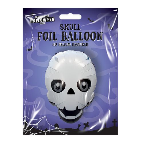 Halloween Foil Balloon Assorted Styles Halloween Decorations Gem Imports Skull  