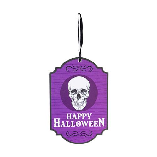 Halloween Hanging Signs 15cm x 10cm Halloween Accessories FabFinds   