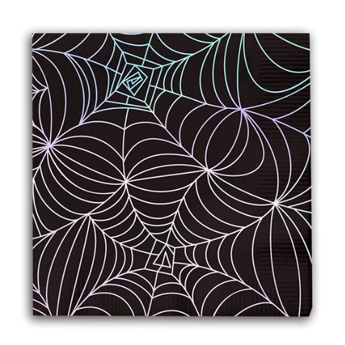 Halloween Holographic Napkins 20pk Halloween Accessories Gem Imports   