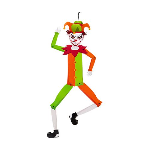 Halloween Joined Hanging Decoration Assorted Designs 46.5cm Halloween Accessories FabFinds Joker  