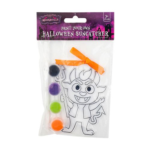 Spooksville Paint Your Own Halloween Suncatcher Devil Halloween Accessories FabFinds   