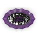 Halloween Web Shaped Plastic Serving Plate Assorted Colours Halloween Accessories Gem Imports Purple  