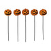 Halloween Pumpkin Smiley Picks 5 Pack Halloween Accessories FabFinds   